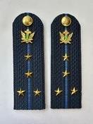 Погоны ФССП с фурнитурой звание Капитан картон 14х4,5см цвет темно-синий