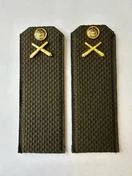 Погоны МО РВиА зеленые звание Рядовой Картон