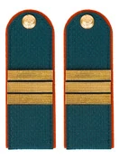 Погоны МЧС на китель Картон с фурнитурой звание Сержант