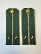 Погоны Таможенной службы на китель темно-зеленые картон звание Лейтенант