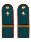 Погоны МЧС 14х5см КАРТОН с фурнитурой звание Ефрейтор