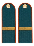 Погоны МЧС на китель Картон с фурнитурой звание Ефрейтор