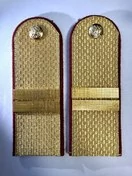 Погоны ФСИН золотые звание Младший Сержант картон 14х5 см