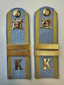 Погоны Курсант Полиции 14см КАРТОН в сборе с фурнитурой Младший Сержант