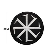 Шеврон V00784-3 Альфа-Колов (черный № 3) вышитый на липучке