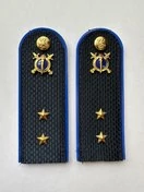 Погоны Юстиции в сборе ПЛАСТИК 14х5 см звание Прапорщик