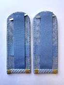 Погоны Полиции МВД кадетские Голубые КК 12 см картон в сборе с фурнитурой