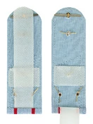 Погоны МВД внутренняя служба на рубашку голубые картон Полковник 13см