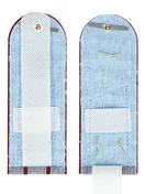 Погоны ФСИН на рубашку картон звание Полковник 13см