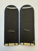 Погоны Юстиции золотые на китель Картон звание Подполковник 13см