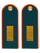 Погоны МЧС на китель ПЛАСТИК с фурнитурой звание Старшина