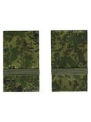 Фальш погоны цифра зеленая галунной лентой Ефрейтор 8х5 см на бушлат