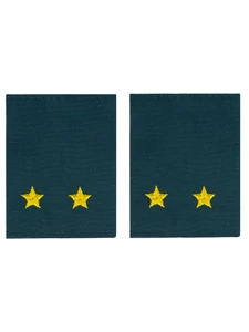 Фальш погоны МЧС с вышивкой 8х6см звание Лейтенант