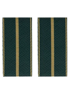 Фальш погоны Таможенной службы с 1 просветом цвет темно-зеленый