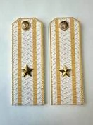 Погоны Таможенной службы белые картон звание Майор