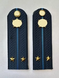 Погоны ФССП с фурнитурой звание Лейтенант картон 14х4,5см цвет темно-синий