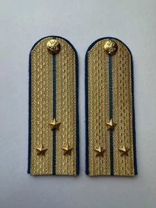 Погоны Юстиции золотые на китель Картон звание Старший Лейтенант