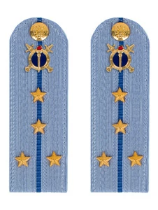 Погоны Юстиции на рубашку в сборе ПЛАСТИК Звание Капитан