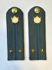 Погоны ФССП с фурнитурой серые звание Лейтенант картон 14х4,5см