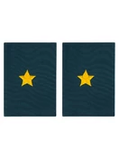 Фальш погоны МЧС с вышивкой 8х6см звание Майор