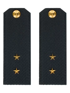 Погоны ВМФ Мичман ПЛАСТИК цвет черный