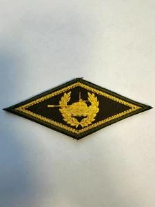 Шеврон ромб Танковые войска вышитый на липучке