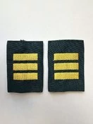 Фальш погоны МЧС с вышивкой 8х6см звание Сержант