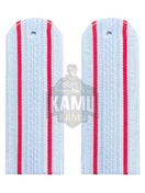 Погоны Полиции повседневные на рубашку 2 просвета галун 14х5см картон