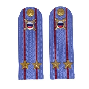 Погоны МВД внутренняя служба на рубашку голубые ПЛАСТИК Звание Подполковник