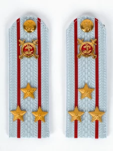 Погоны Полиции на рубашку голубые ПЛАСТИК Звание Полковник