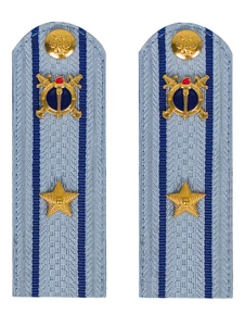 Погоны Юстиции на рубашку в сборе ПЛАСТИК Звание Майор