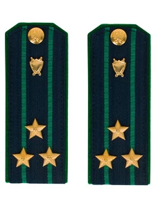 Погоны Прокуратуры темно-синие КАРТОН Звание Полковник