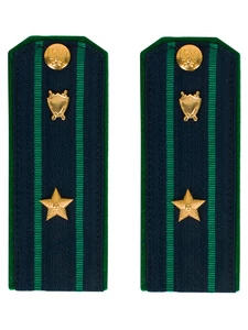 Погоны Прокуратуры темно-синие ПЛАСТИК Звание Майор 14см