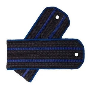 Погоны ФСБ / ФСО повседневные на куртку 2 просвета галун 14х5см пластик