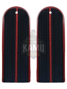 Погоны Полиции повседневные на куртку, 1 просвет галун, пластиковые 14х5см