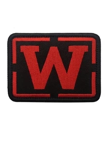 Шеврон вышитый на липучке Вагнер W (красная буква) V01481-1
