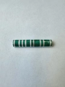 Орденская планка ФТС За службу 2,3 степени 10,15 лет цвет зеленый на Булавке