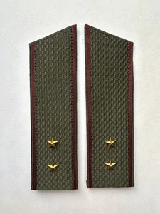 Погоны Росгвардии ФСВНГ на китель в сборе Прапорщик скос галун 17х5см