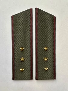 Погоны Росгвардии ФСВНГ на китель в сборе Старший Прапорщик скос галун 17х5см