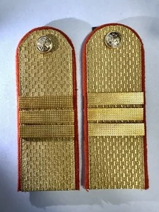 Погоны МЧС золотые с фурнитурой Картон звание Сержант