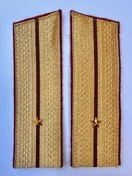 Погоны Росгвардии ФСВНГ парадные золотые 17см Скос звание Младший Лейтенант