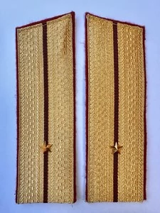 Погоны Росгвардии ФСВНГ парадные золотые 17см Скос звание Младший Лейтенант