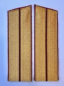 Погоны Росгвардии ФСВНГ парадные золотые 1 просвет 17см картон Скос