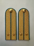 Погоны ФССП парадные золотые с фурнитурой звание Лейтенант Картон 12см