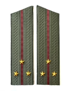 Погоны Росгвардии ФСВНГ на китель в сборе Старший Лейтенант скос галун 17х5см