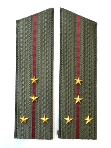 Погоны Росгвардии ФСВНГ на китель в сборе Капитан скос галун 17х5см
