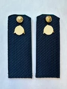 Погоны Росгвардии ФСВН 14х5 см КАРТОН звание Рядовой цвет темно-синий