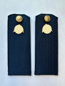 Погоны Росгвардии ФСВН 14х5 см КАРТОН звание Рядовой цвет темно-синий