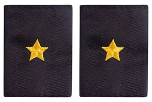 Фальш погоны Полиции ОВД МВД иссиня-чёрные Майор 8х5 см