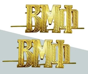 Буквы ВМФ на погоны цвет золотой 2 шт.